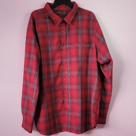 Columbia    Men's Outdoor Elements  Flannel. PLEASE READ THE DESCRIPTION. - Picture 3 of 9